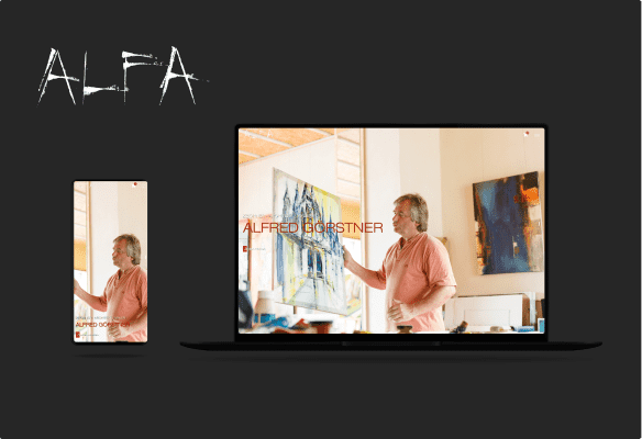 Alfa Kunst Webseite