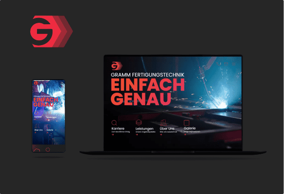 Gramm-Fertigungstechnik Webseite