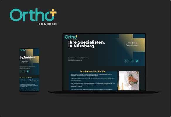 OrthoPlus Franken Webseite