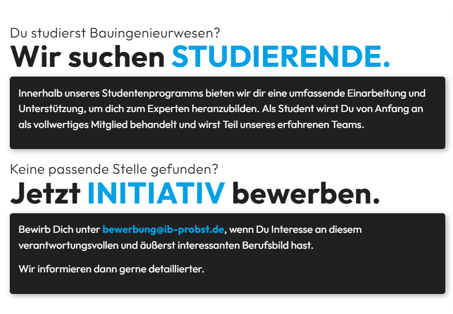 IB Probst Ingenieurbüro Probst Fonts